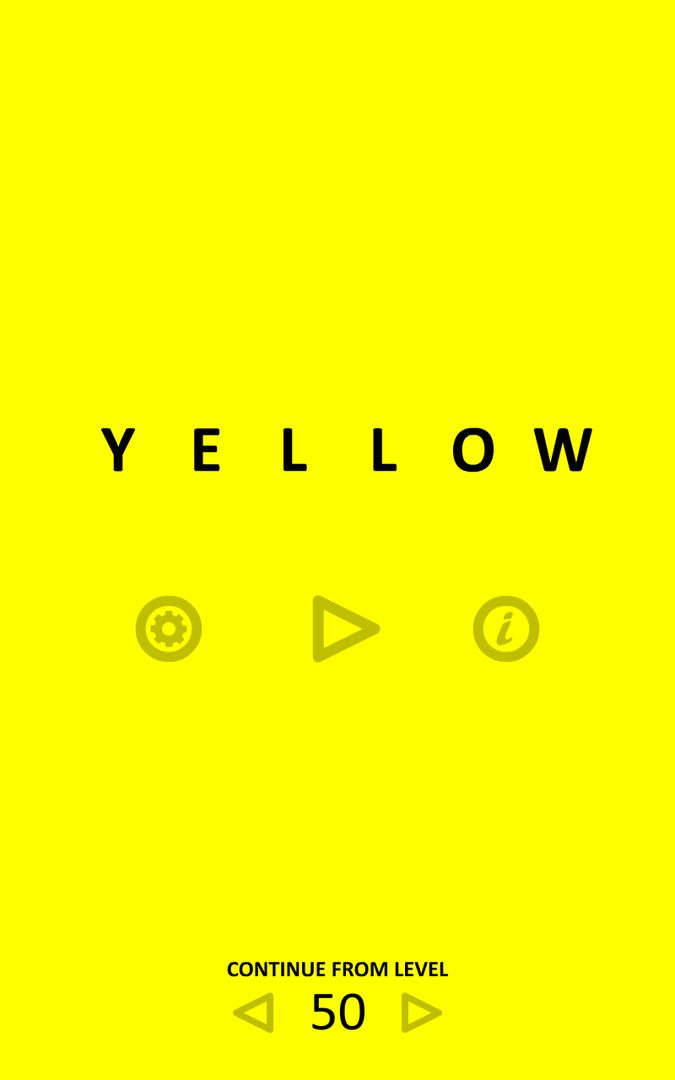 Screenshot of yellow