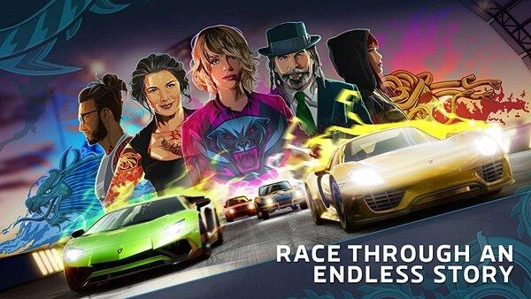 Screenshot of the video of Forza Street