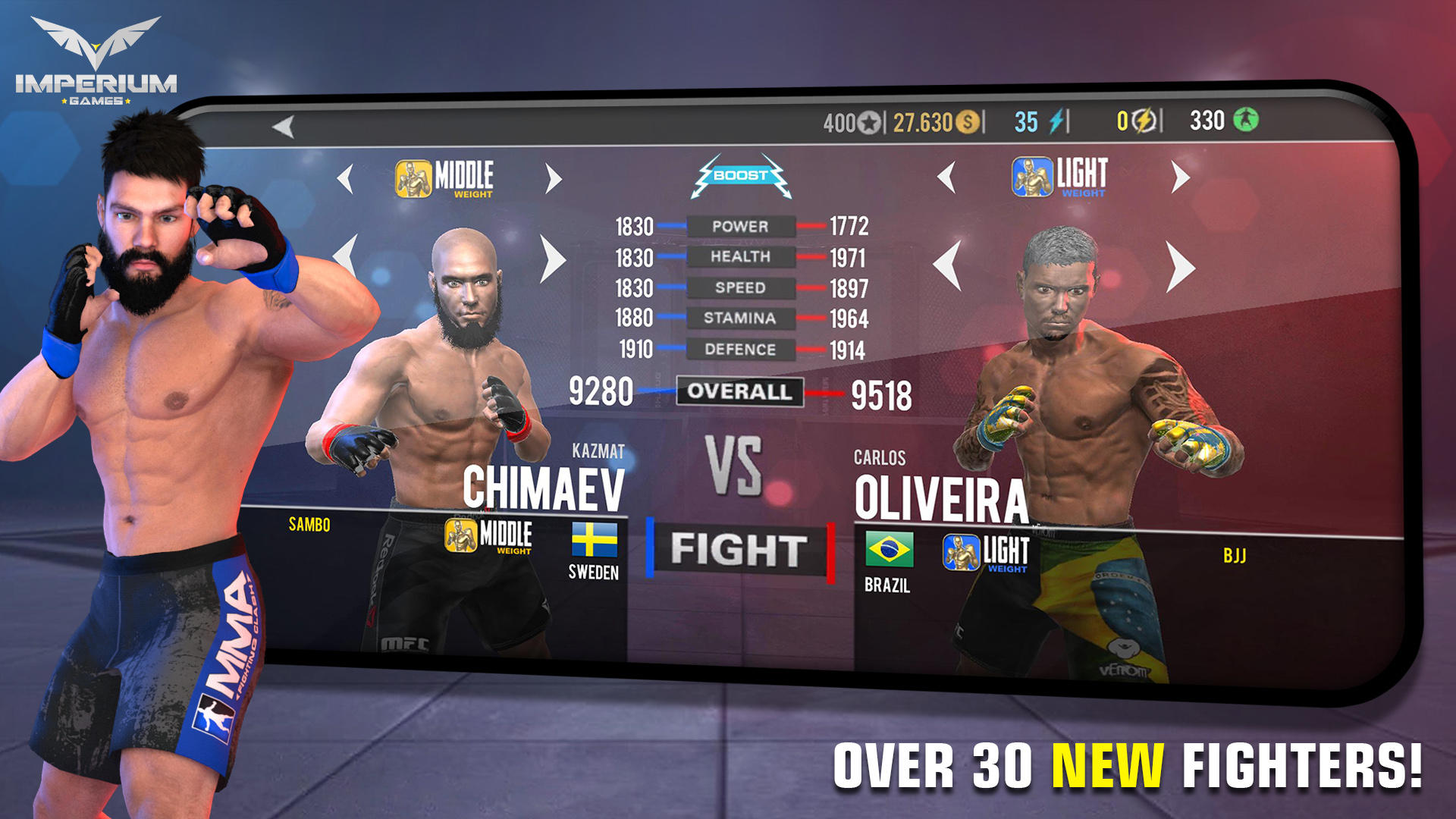 MMA Fighting Clash Game Screenshot