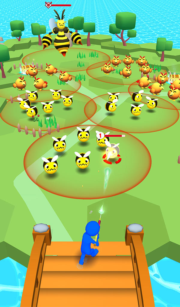 Idle Shooter: Camping Land Game Screenshot