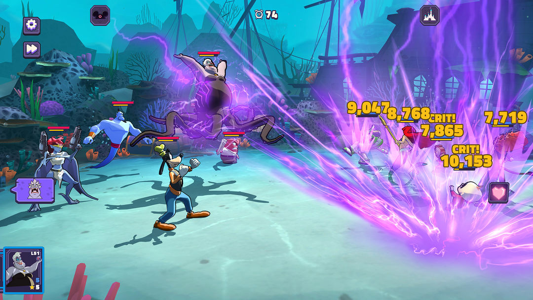 Screenshot of Disney Sorcerer's Arena