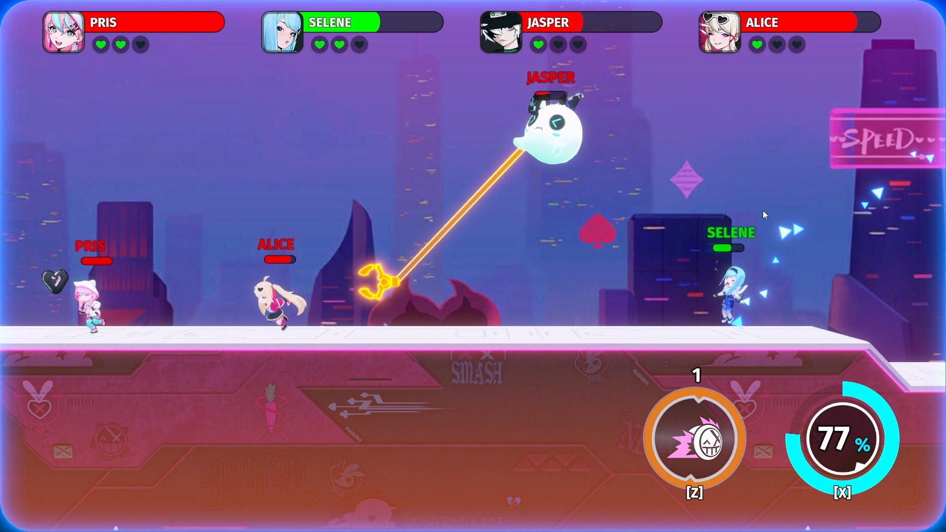Screenshot of Neon Runners