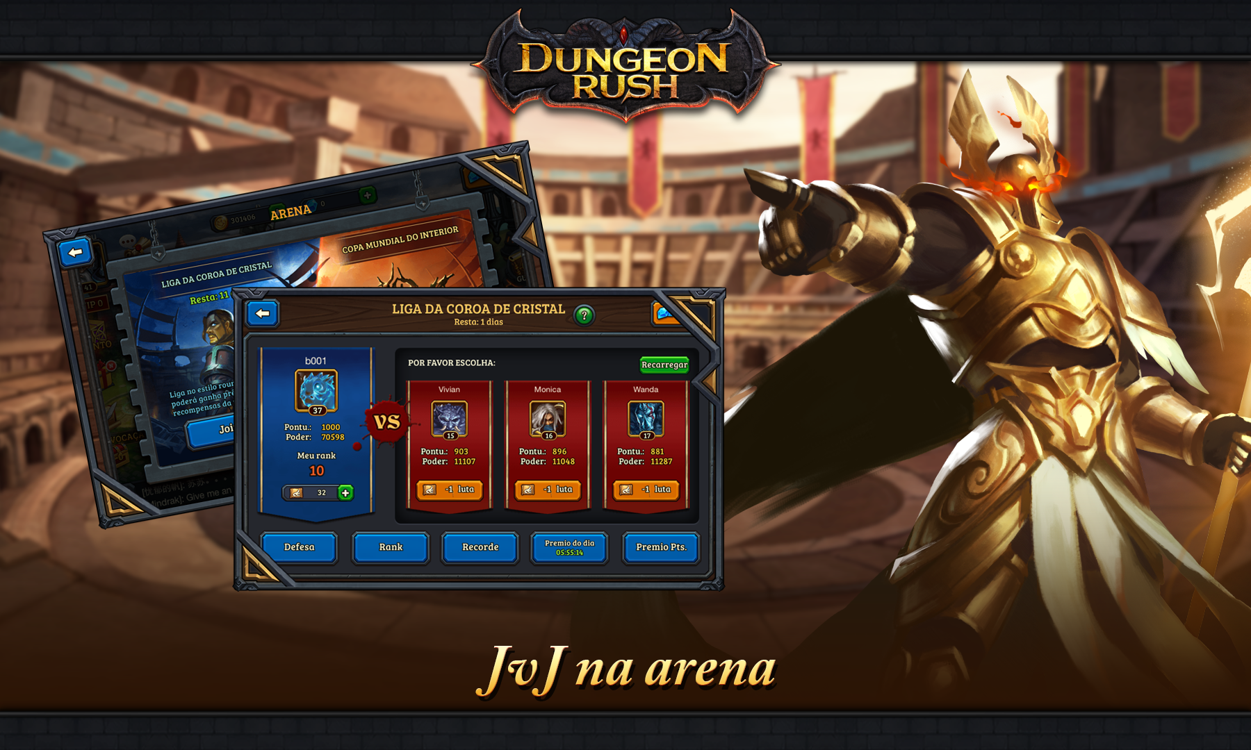 Captura de Tela do Jogo Adventurers War: Evolved
