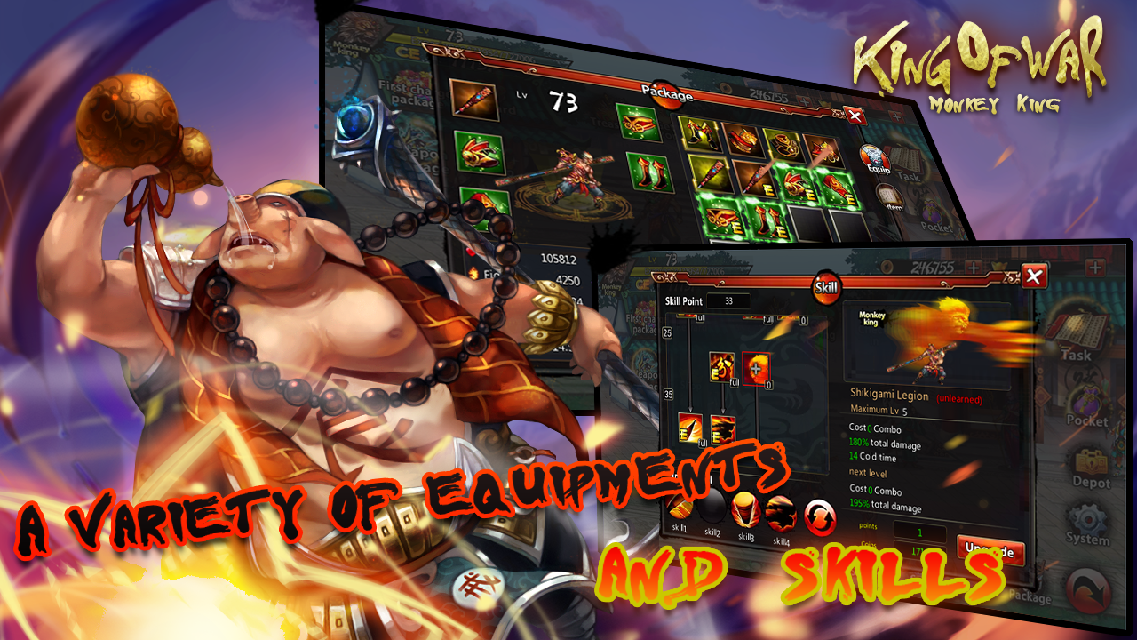 King of war-Monkey king Game Screenshot