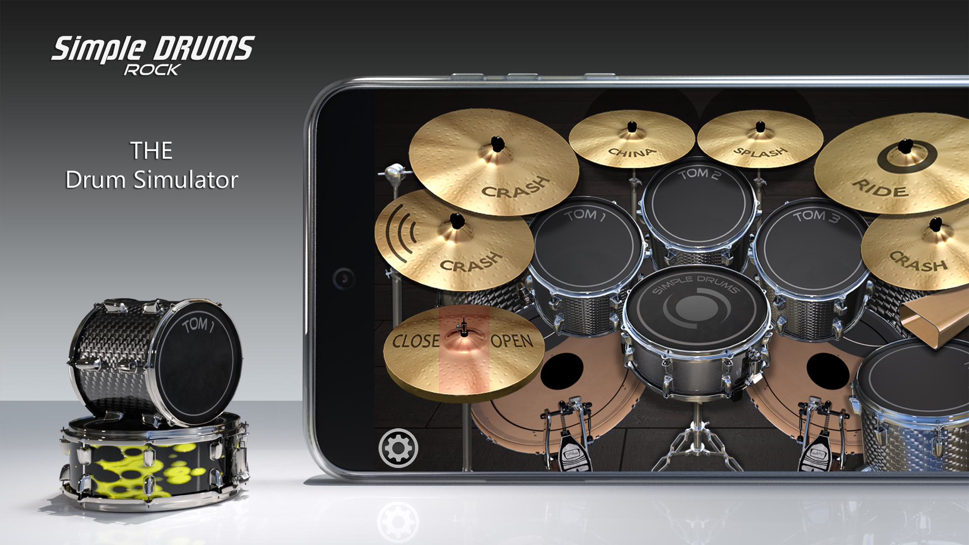 Screenshot 1 of Simple Drums Rock - Drum Set 1.8.1