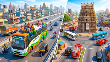 Bus Simulator India Game Sim Game Screenshot