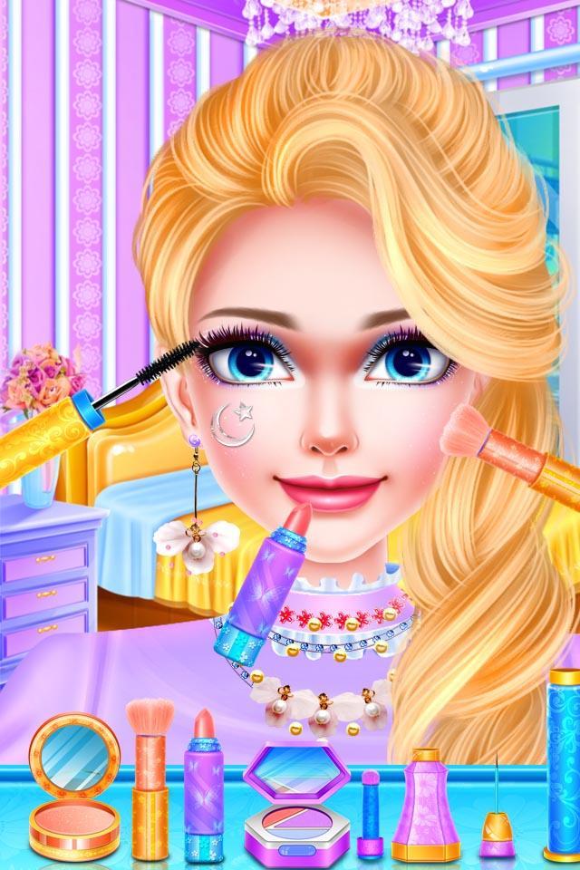 Screenshot of Superstar high school makeup