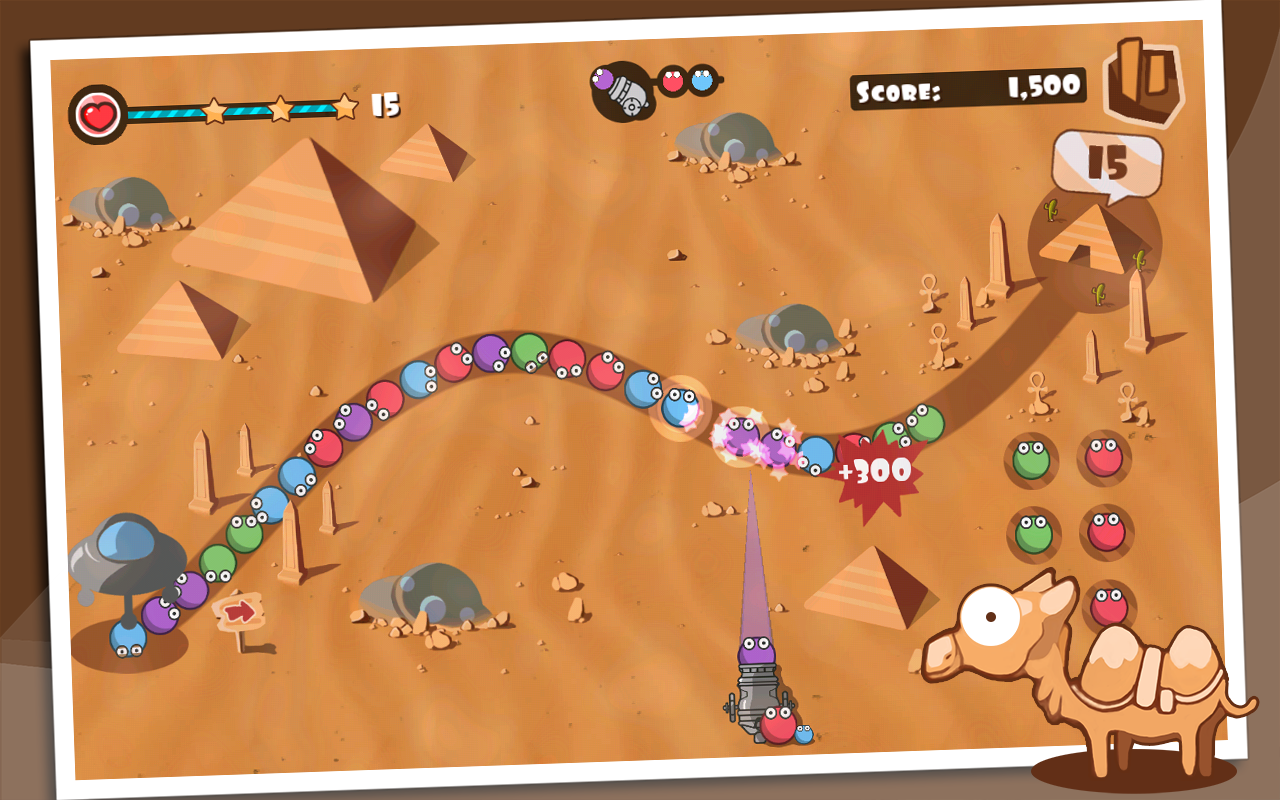 Bubble Blast Marbles Game Screenshot