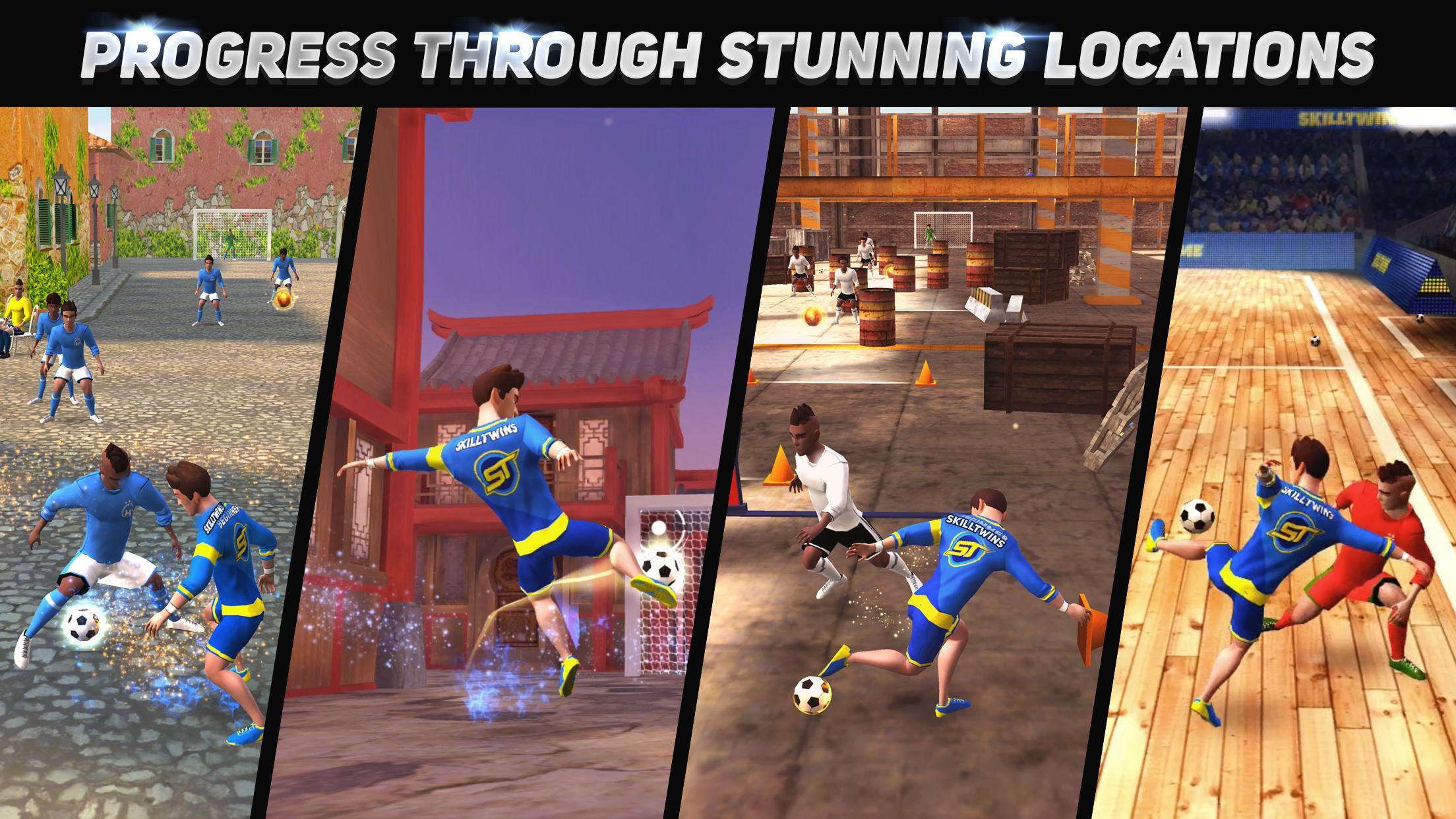 SkillTwins: Soccer Game Game Screenshot
