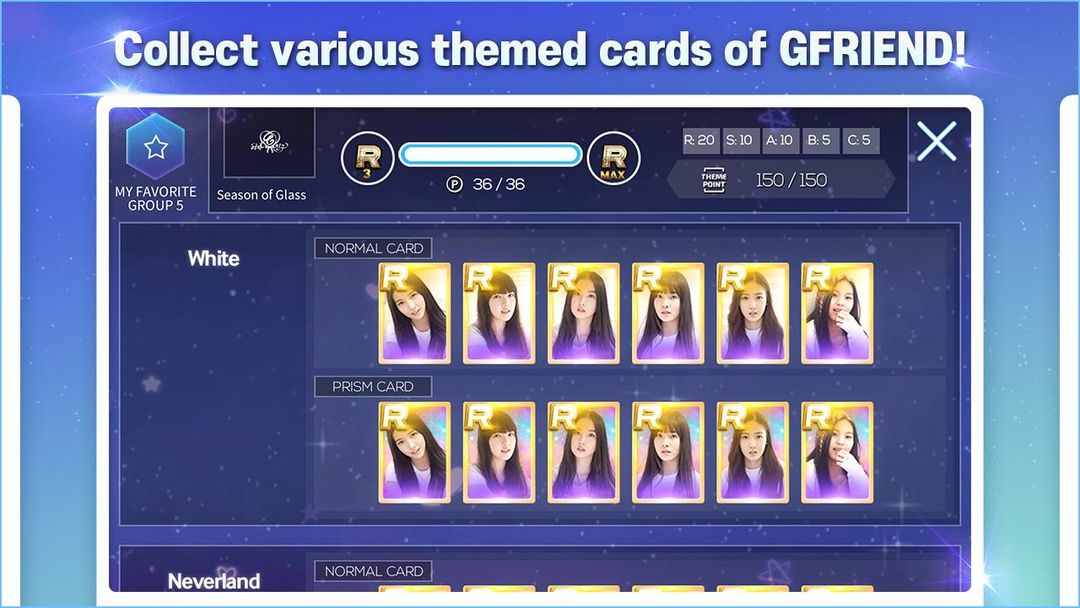 Screenshot of SuperStar GFRIEND