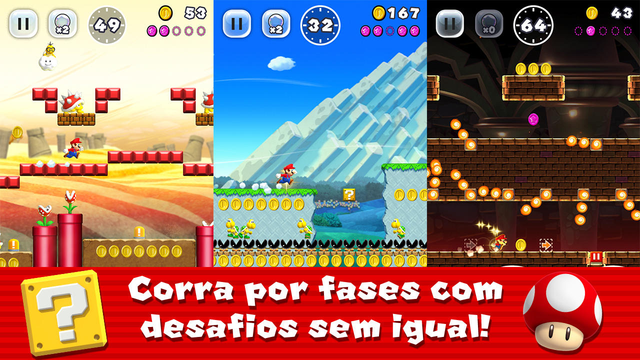 Captura de Tela do Jogo Super Mario Run