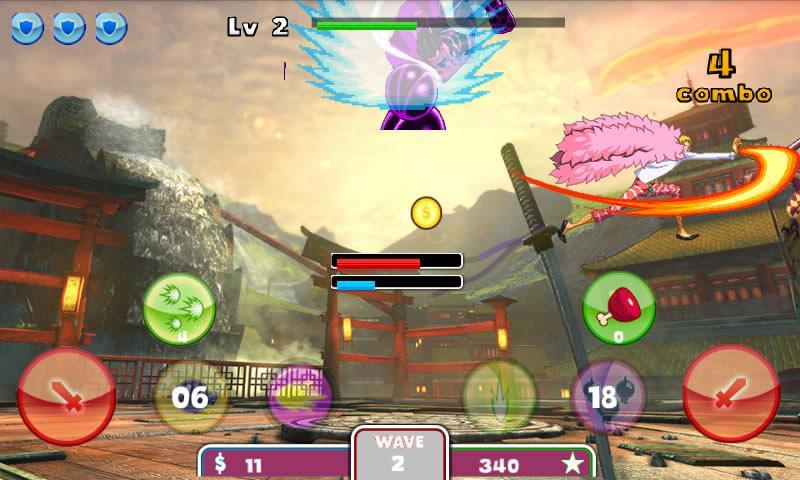 Screenshot of Luffy One Pirate Battle