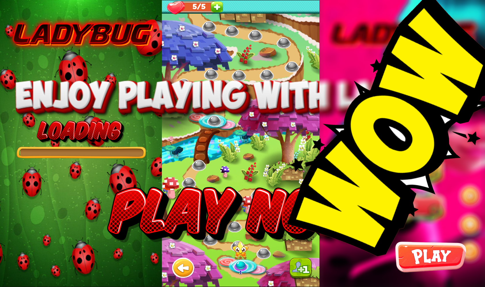 Ladybug Magic Puzzle Game android iOS-TapTap