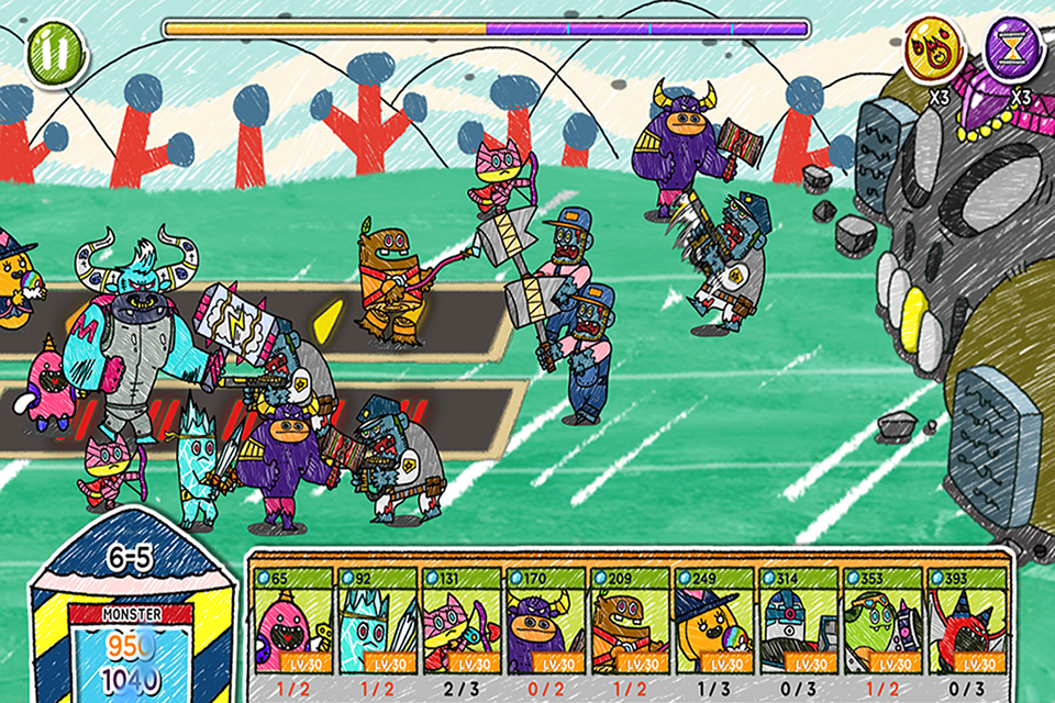 Monster VS Zombie Game Screenshot