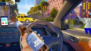 US Taxi Car Driving Simulator ภาพหน้าจอเกม