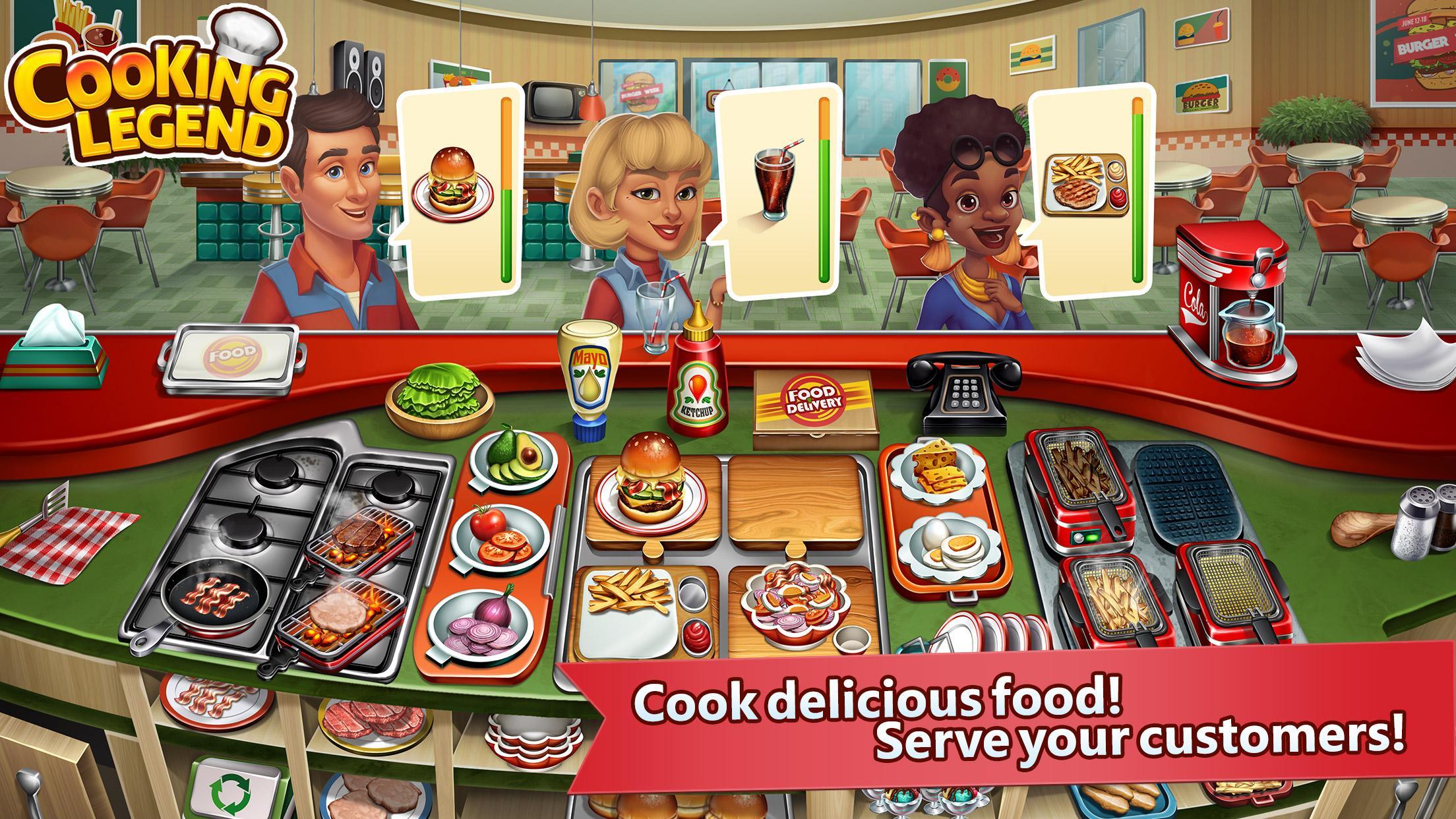 Screenshot 1 of Cooking Legend - Fun Restaurant Kitchen Chef Game 1.1.6
