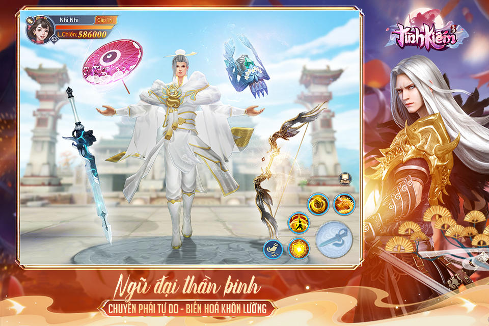 Tình Kiếm 3D-Tam Niên Vạn Phúc Game Screenshot