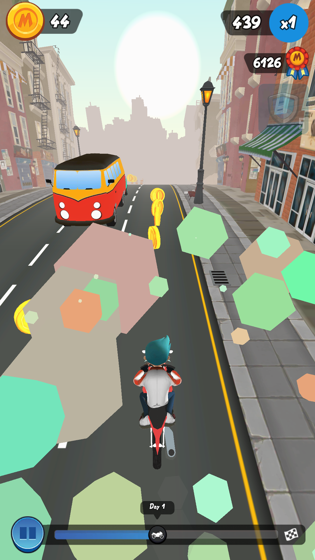 Moto Max: Endless Runner Game Screenshot