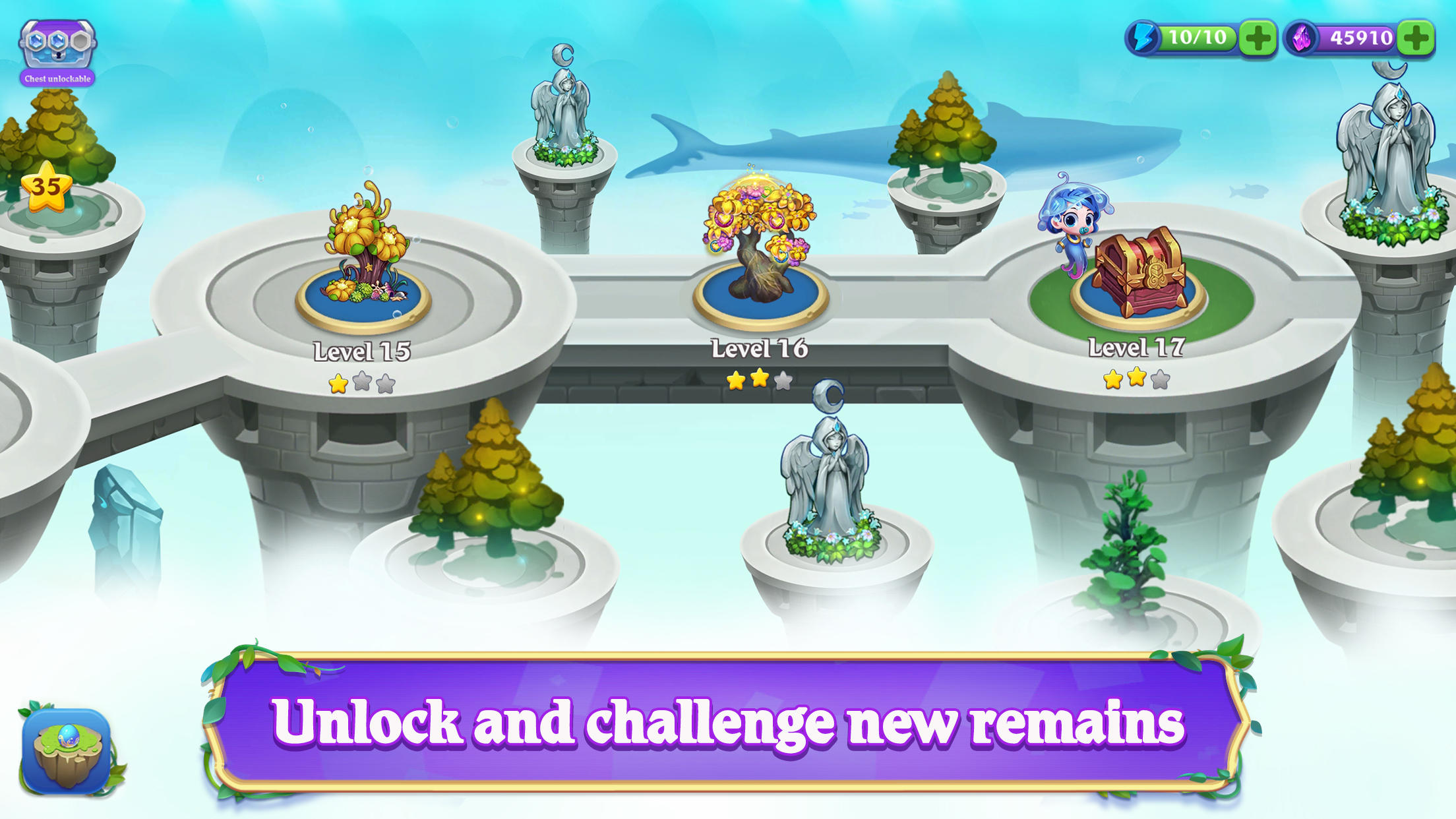 Fantasy of Atlantis Game Screenshot