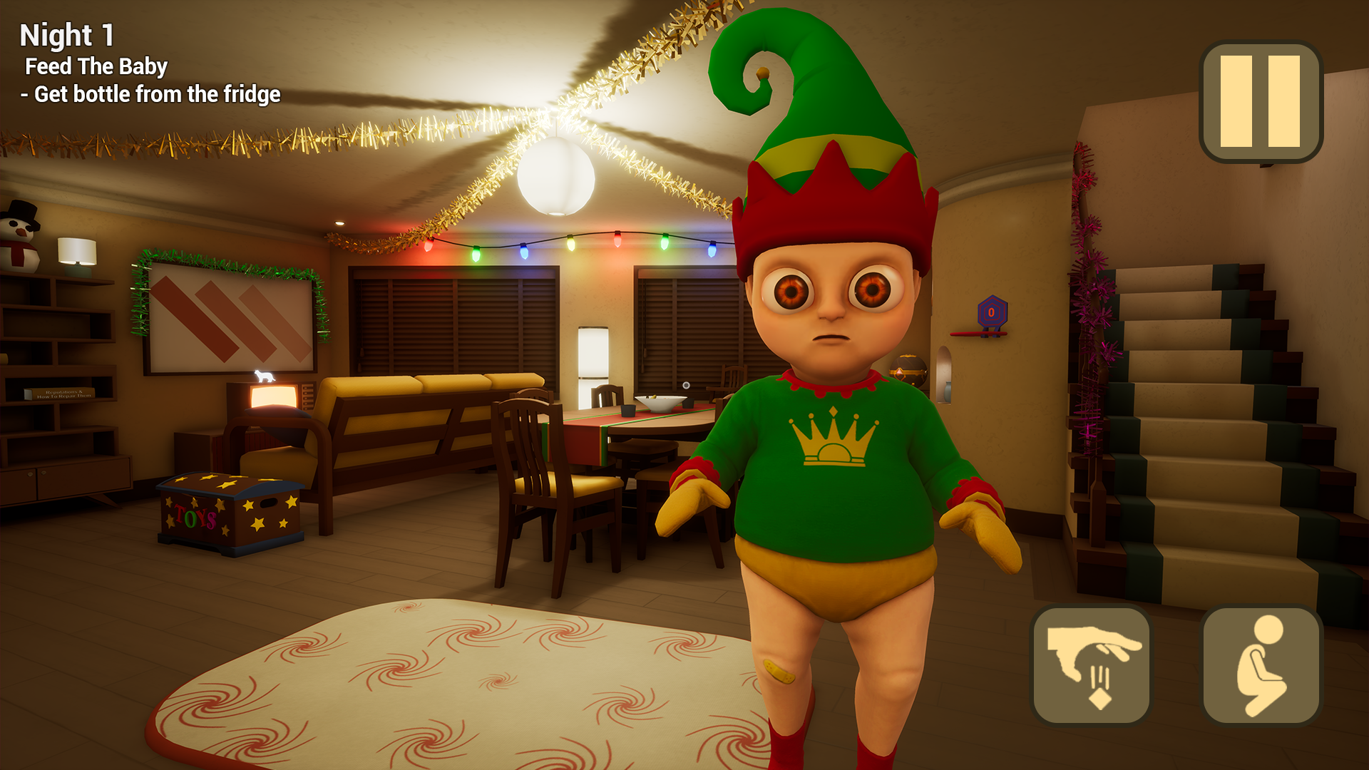 The Baby In Yellow Game Screenshot
