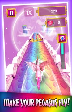 My Little Pegasus Runner Game Screenshot