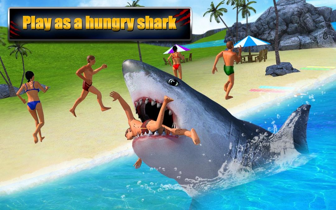 Angry Shark Adventures 3D ภาพหน้าจอเกม