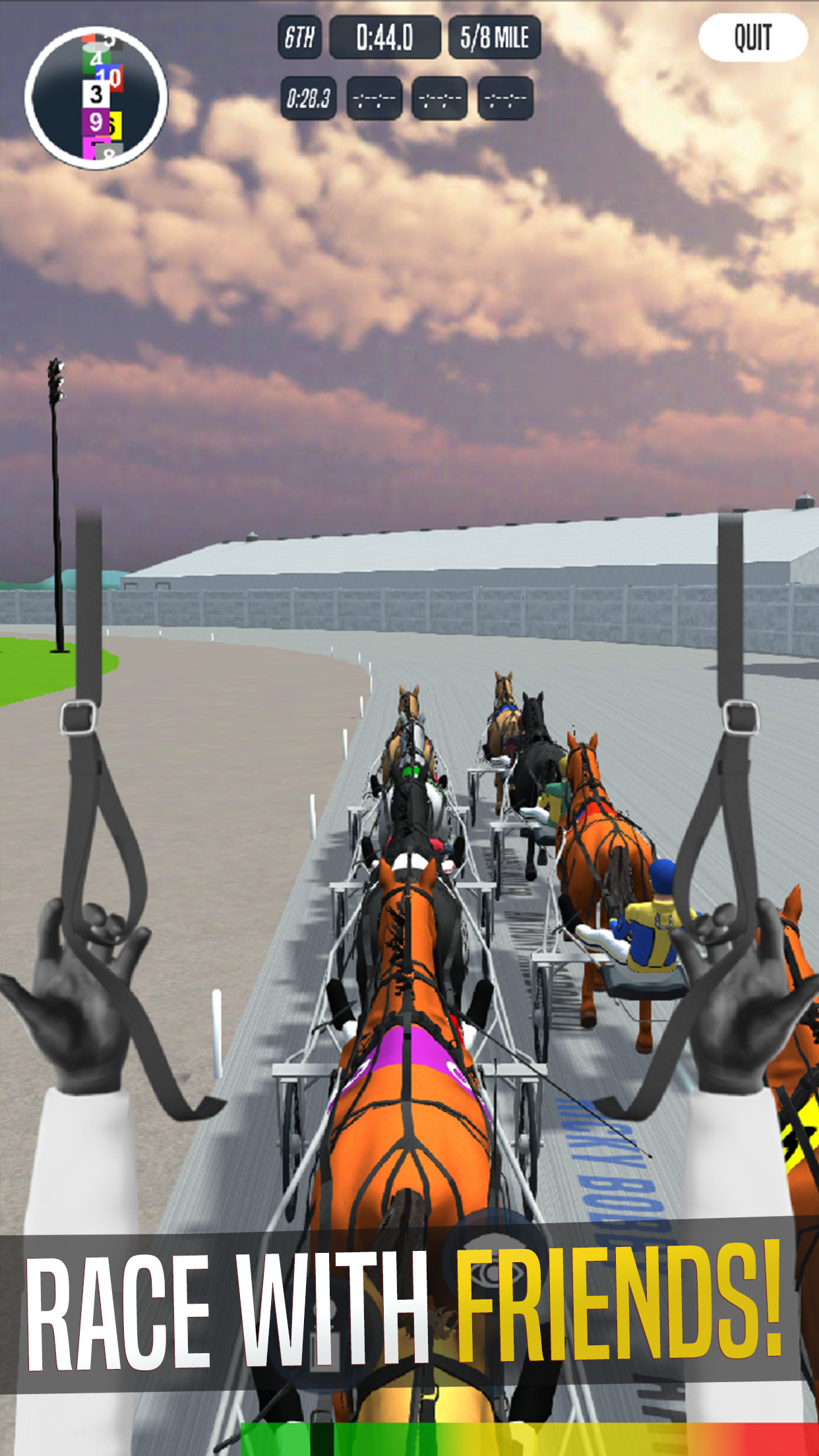 Catch Driver: Horse Racing ภาพหน้าจอเกม