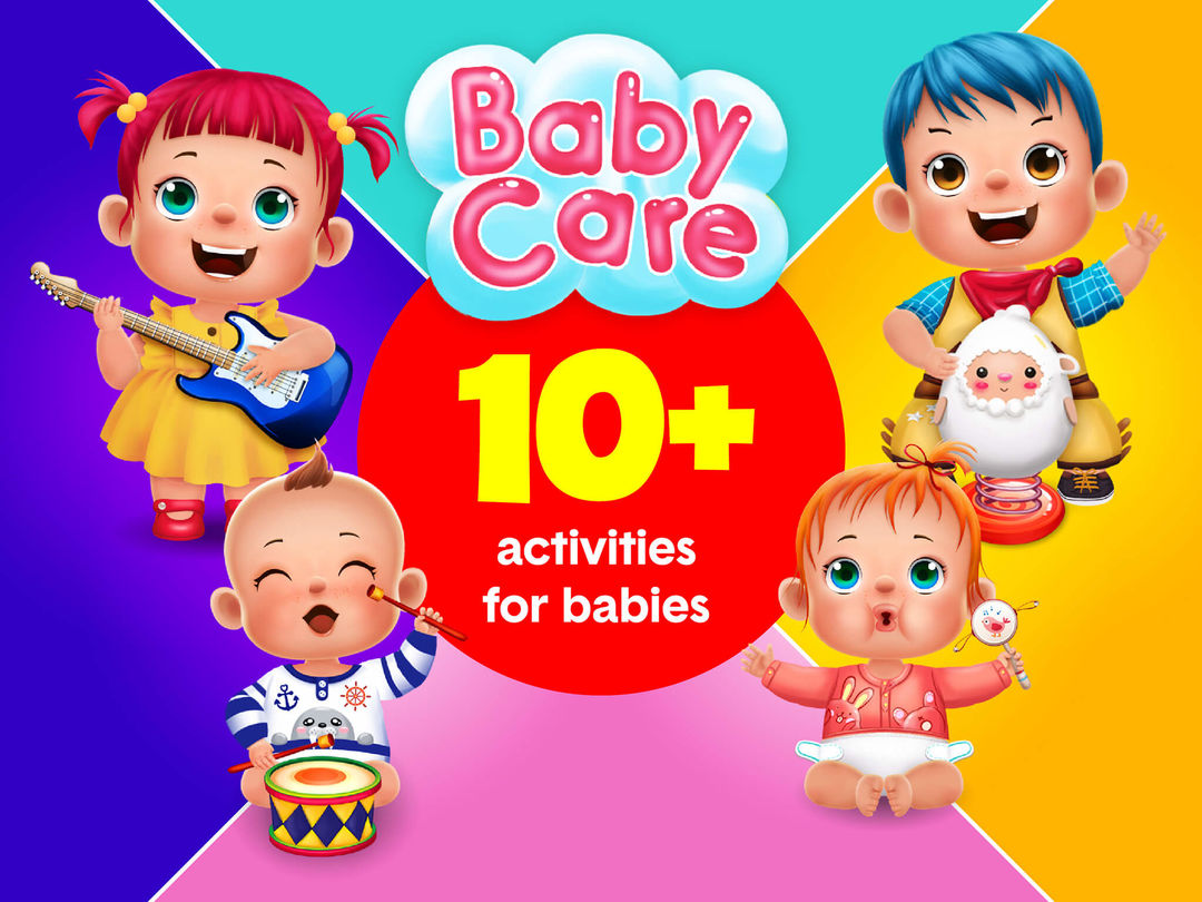 照顧 嬰兒 – 女孩和男孩玩的 寶寶 遊戲遊戲截圖
