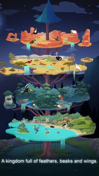 Birdstopia - Idle Bird Clicker Oasis ゲームのスクリーンショット