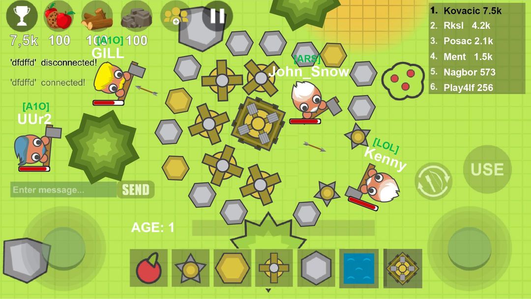 Screenshot of moofarm.io online multiplayer