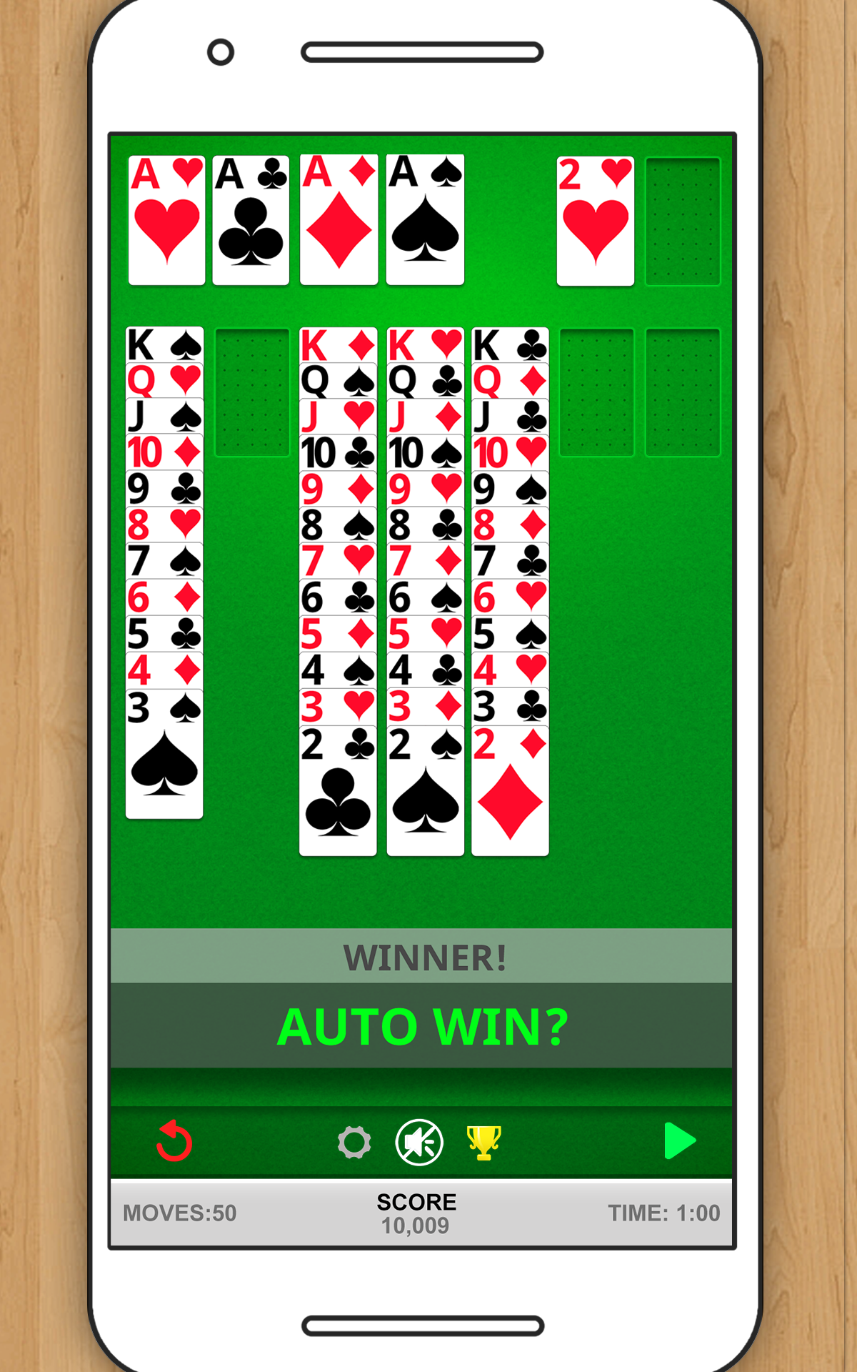 SOLITAIRE CLASSIC CARD GAME Game Screenshot