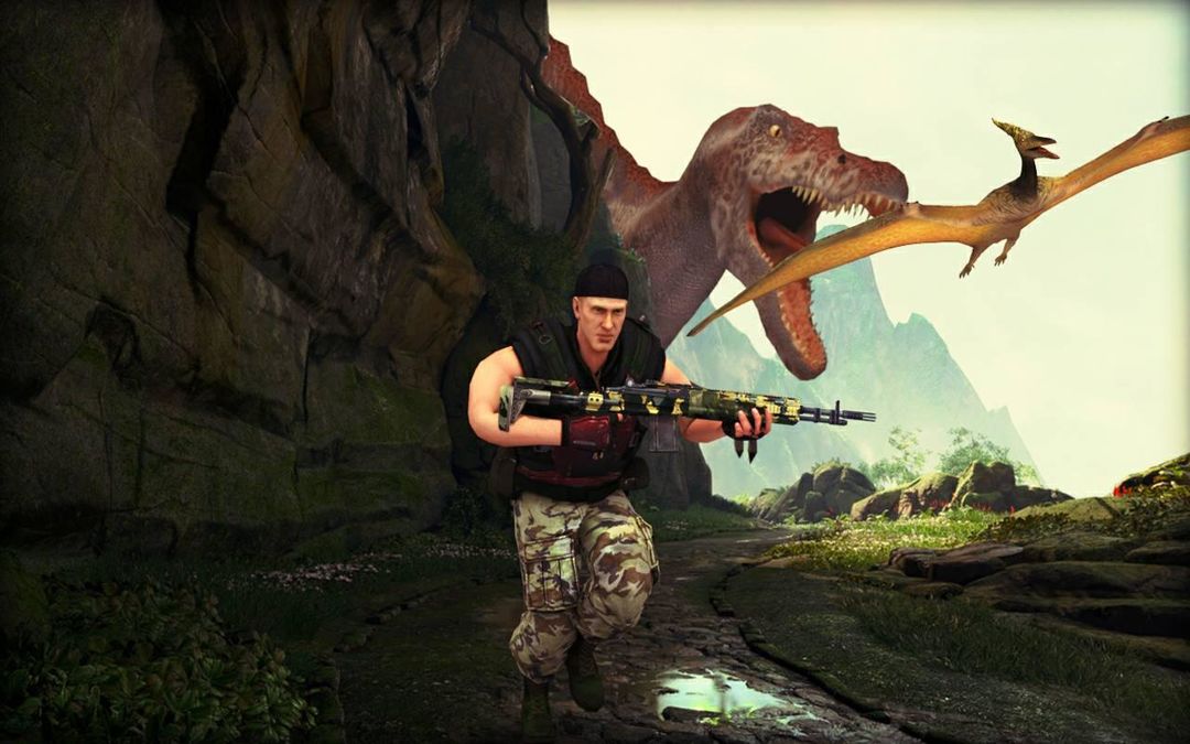 Screenshot of Dinosaur World Jurassic Island : TPS Action Game