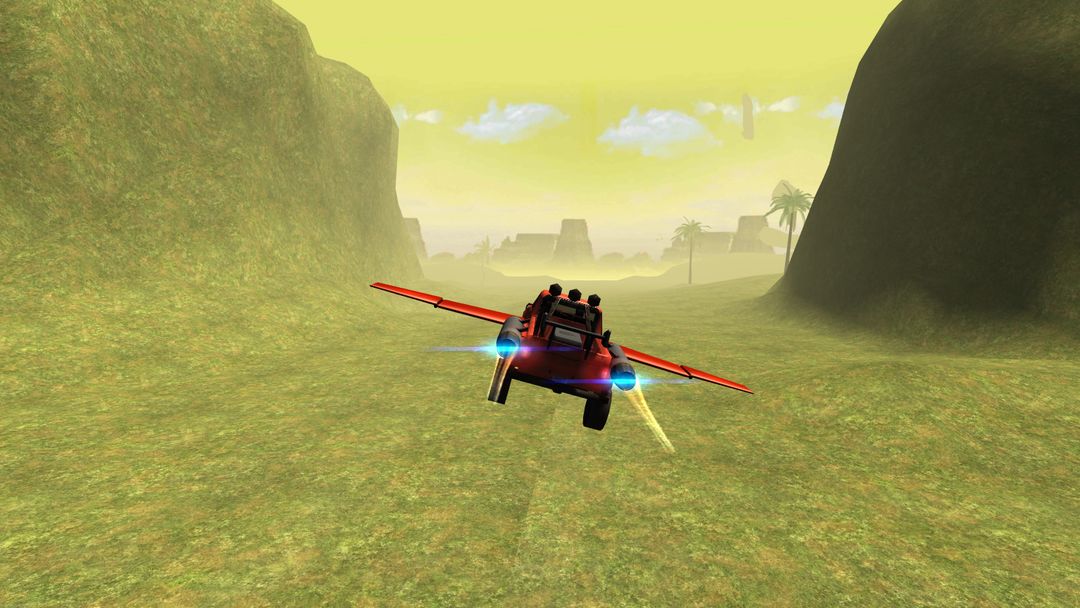 Screenshot of Flying Car: Offroad Pickup 4x4