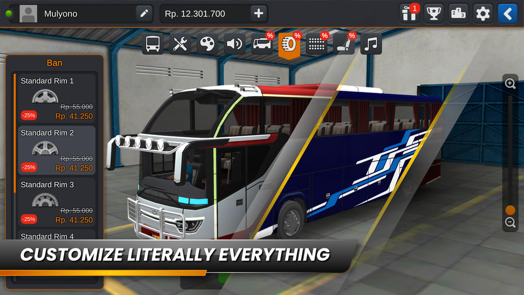 Bus Simulator Indonesia ภาพหน้าจอเกม