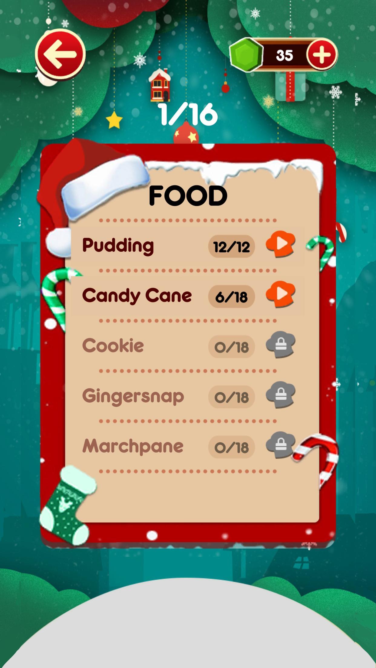 Christmas Scrabbler Game Screenshot