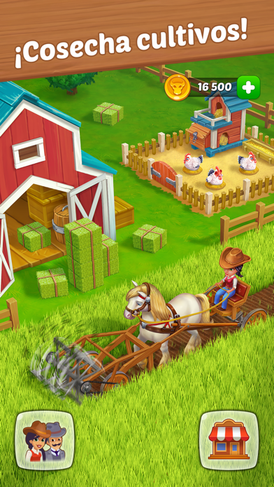 Screenshot 1 of Wild West construir una granja 