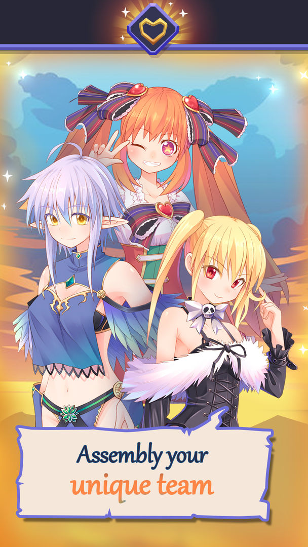 Fantasy town: Anime girls story screenshot game