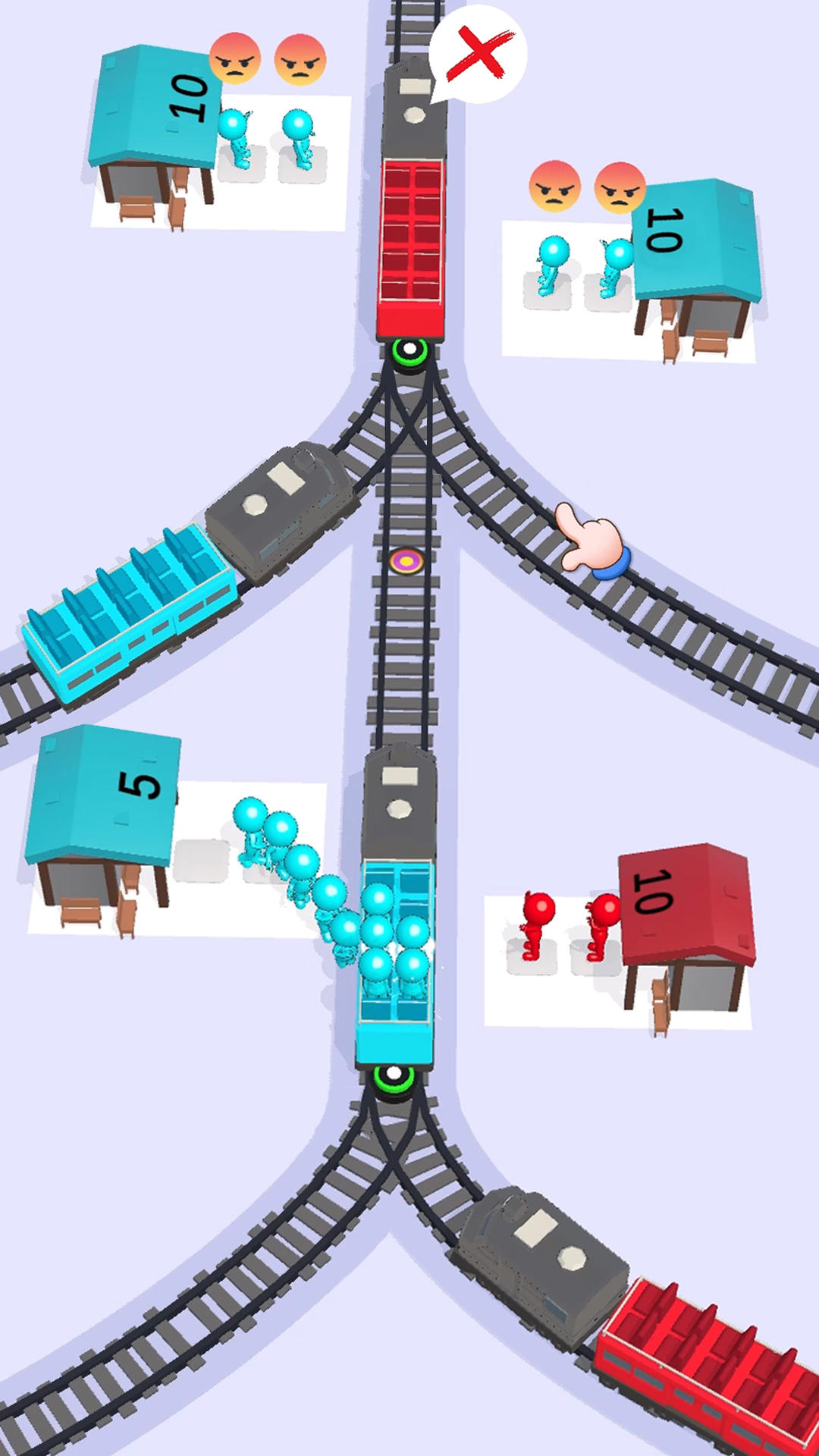 Train Jam Escape: Traffic 3D Game Screenshot