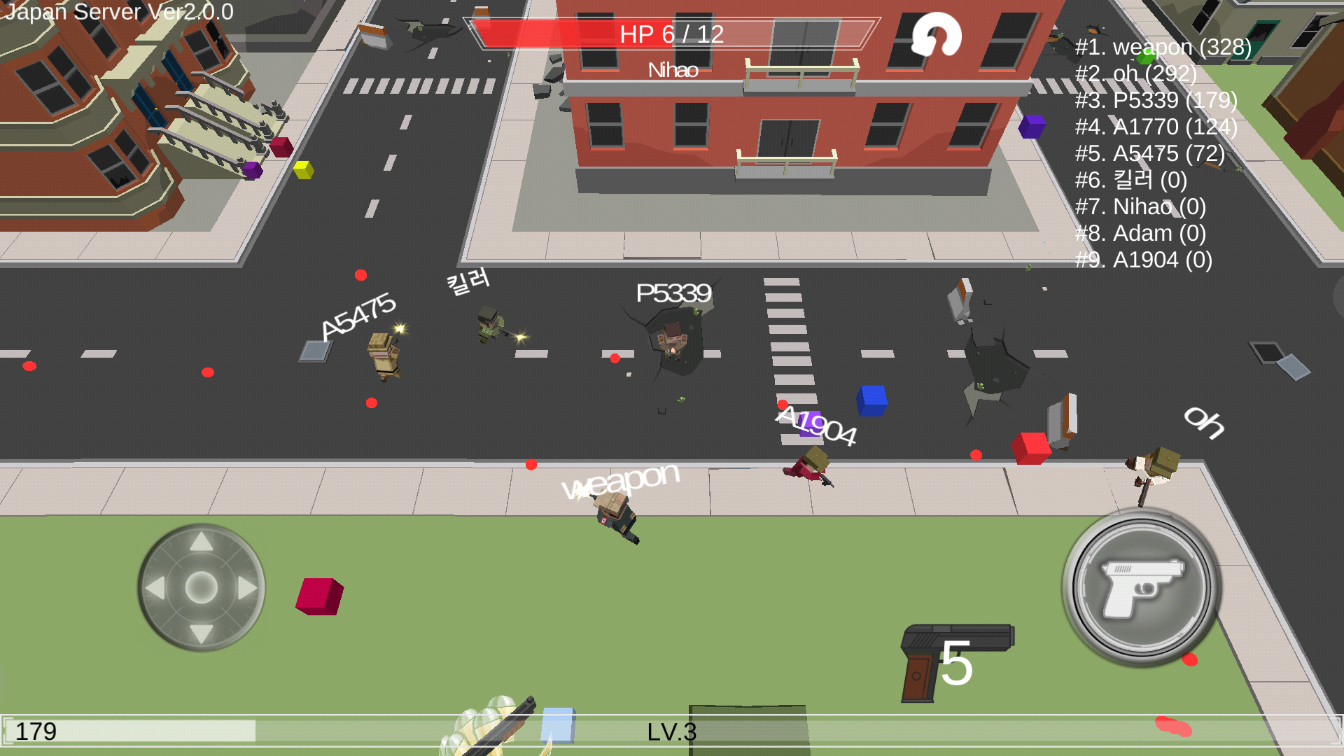 looz.io ゲームのスクリーンショット