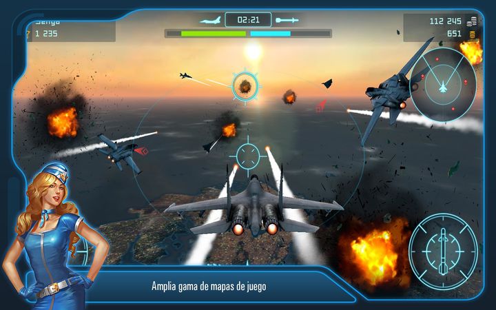Screenshot 1 of Battle of Warplanes: Juegos 3D 2.91