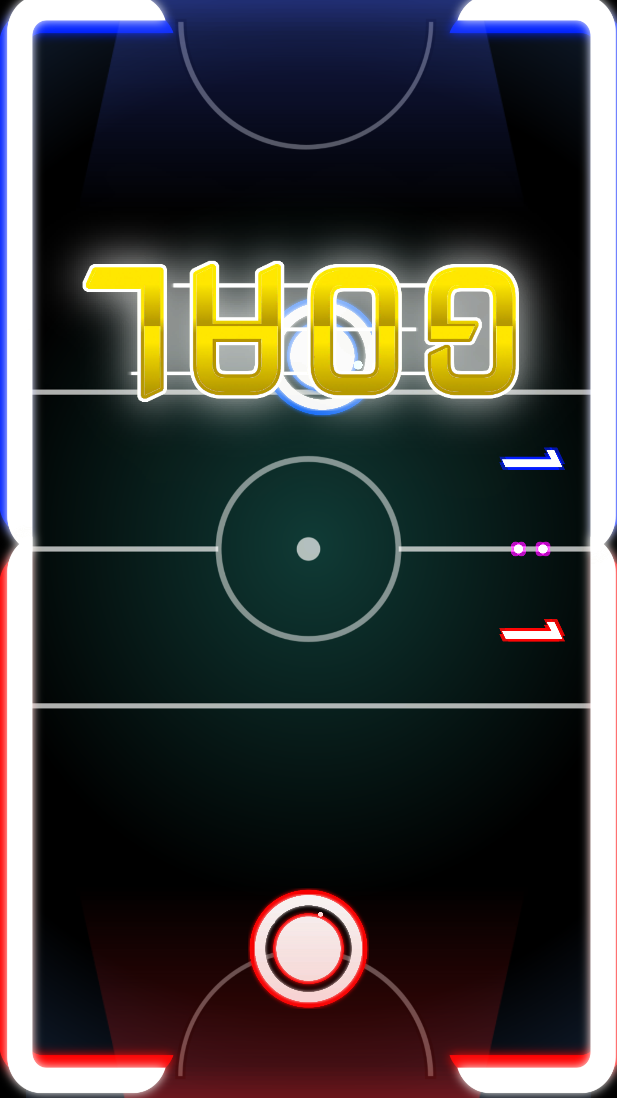 Glow Hockey - Glockey screenshot game