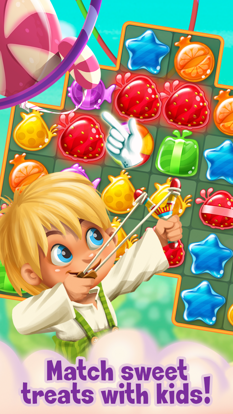 Captura de Tela do Jogo Bits of Sweets: Match 3 Puzzle