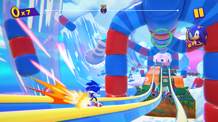 Sonic Dream Team Game Screenshot