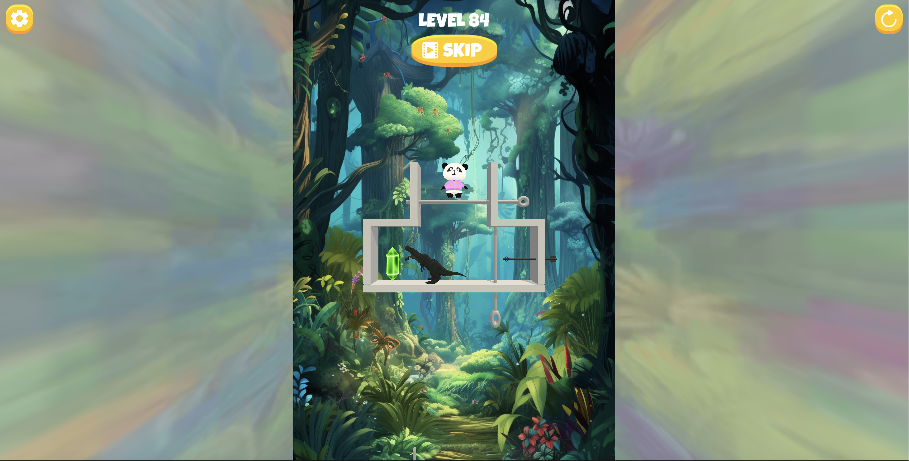 Panda's Gem Adventure Game Screenshot