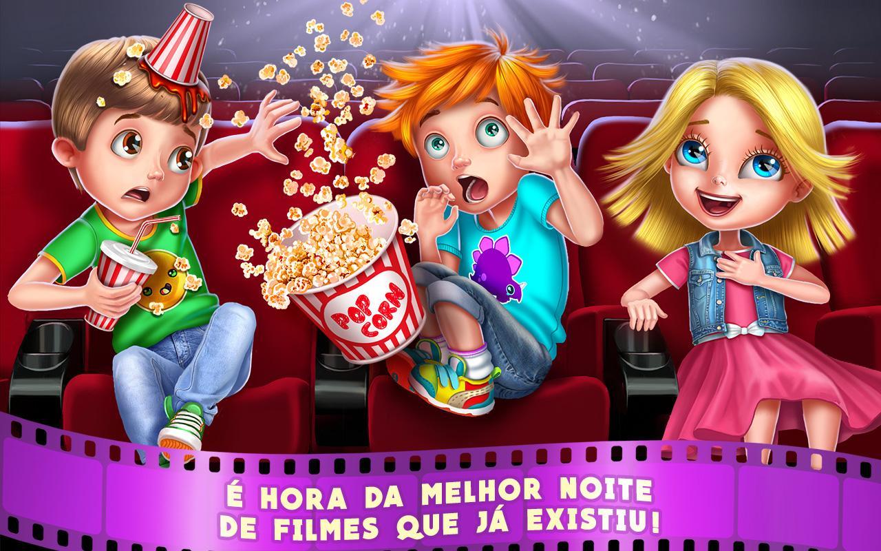 Captura de Tela do Jogo Noite de Cinema das Crianças