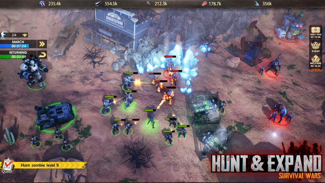 Over Hazed - survival screenshot game