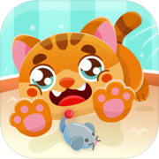 Cute cat games for children from 3 to 6 years