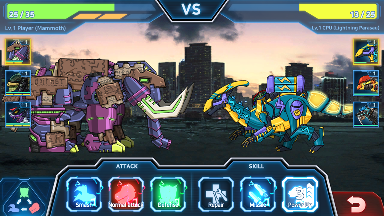 Dino Robot Battle Field: War Game Screenshot