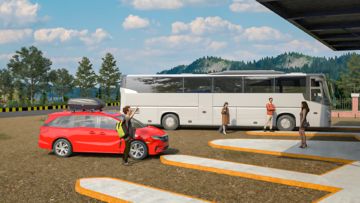 School Car Driving Game 2023 Game Screenshot
