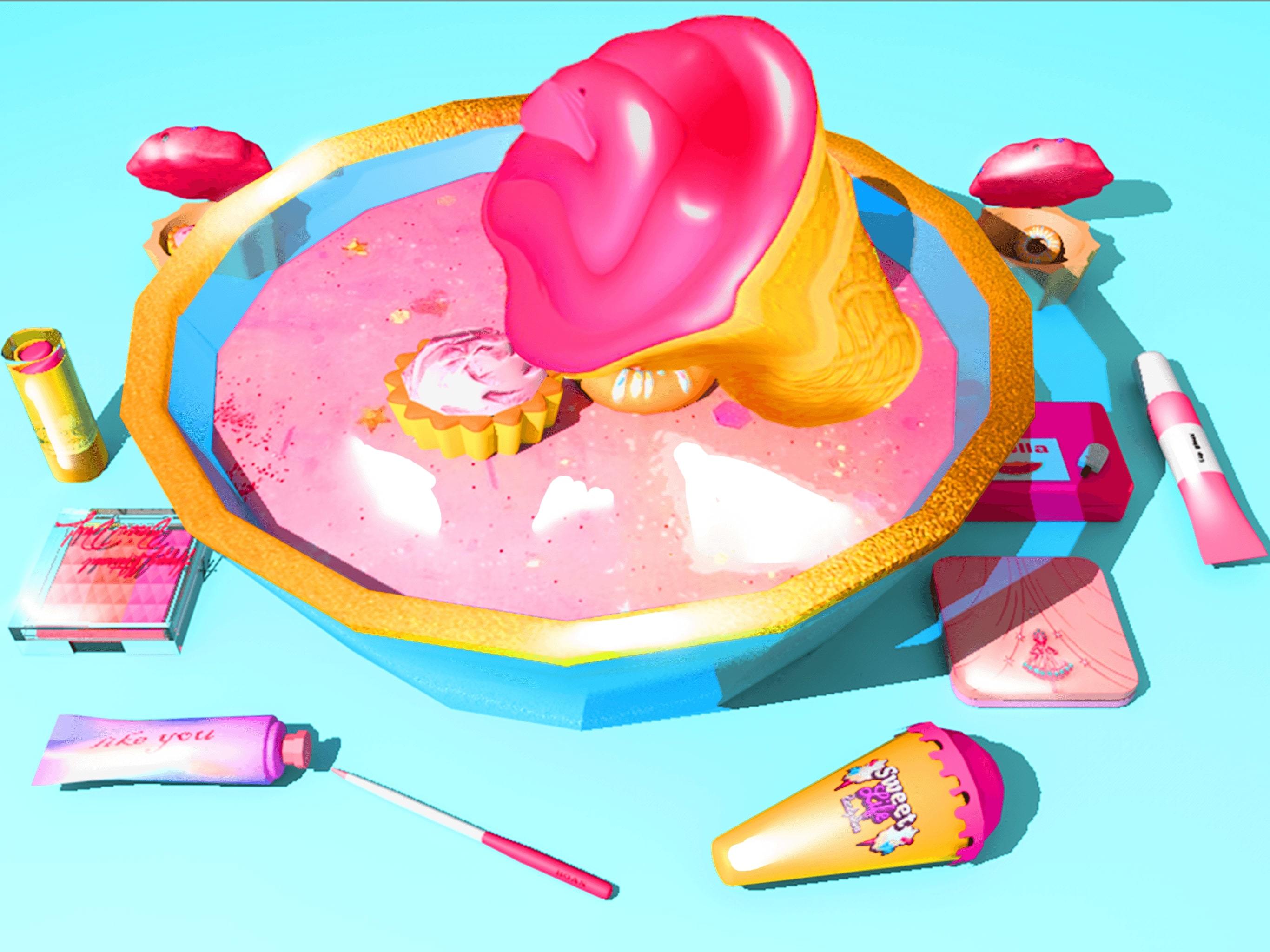 Cuplikan Layar Game Makeup Slime Fidget Toys Games